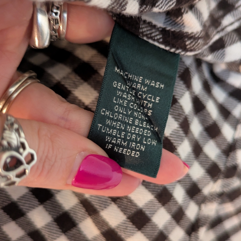 LRL Flannel Check Shirt SP - Picture 5 of 8